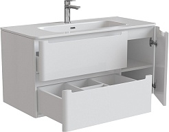 Iddis Мебель для ванной Edifice 100 подвесная белая – фотография-5